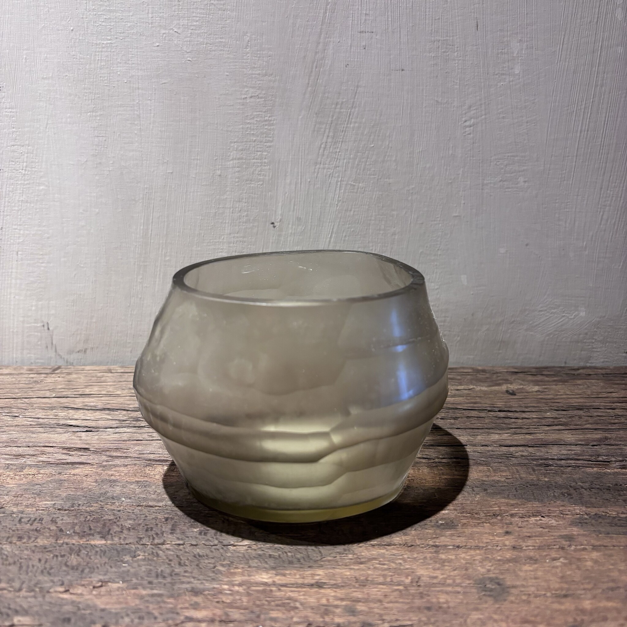 DekoCandle T-light Holder Oval Light Smoke