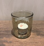 DekoCandle T-light Holder Hammered Green