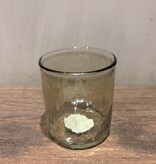 DekoCandle T-light Holder Hammered Green