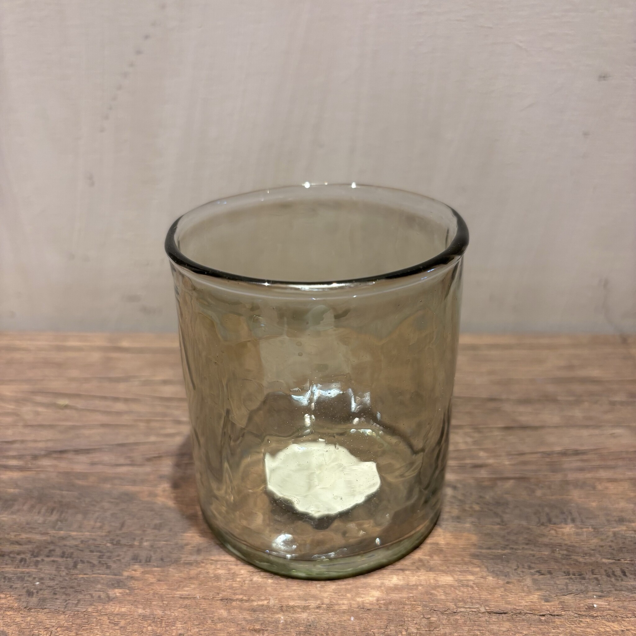 DekoCandle T-light Holder Hammered Green