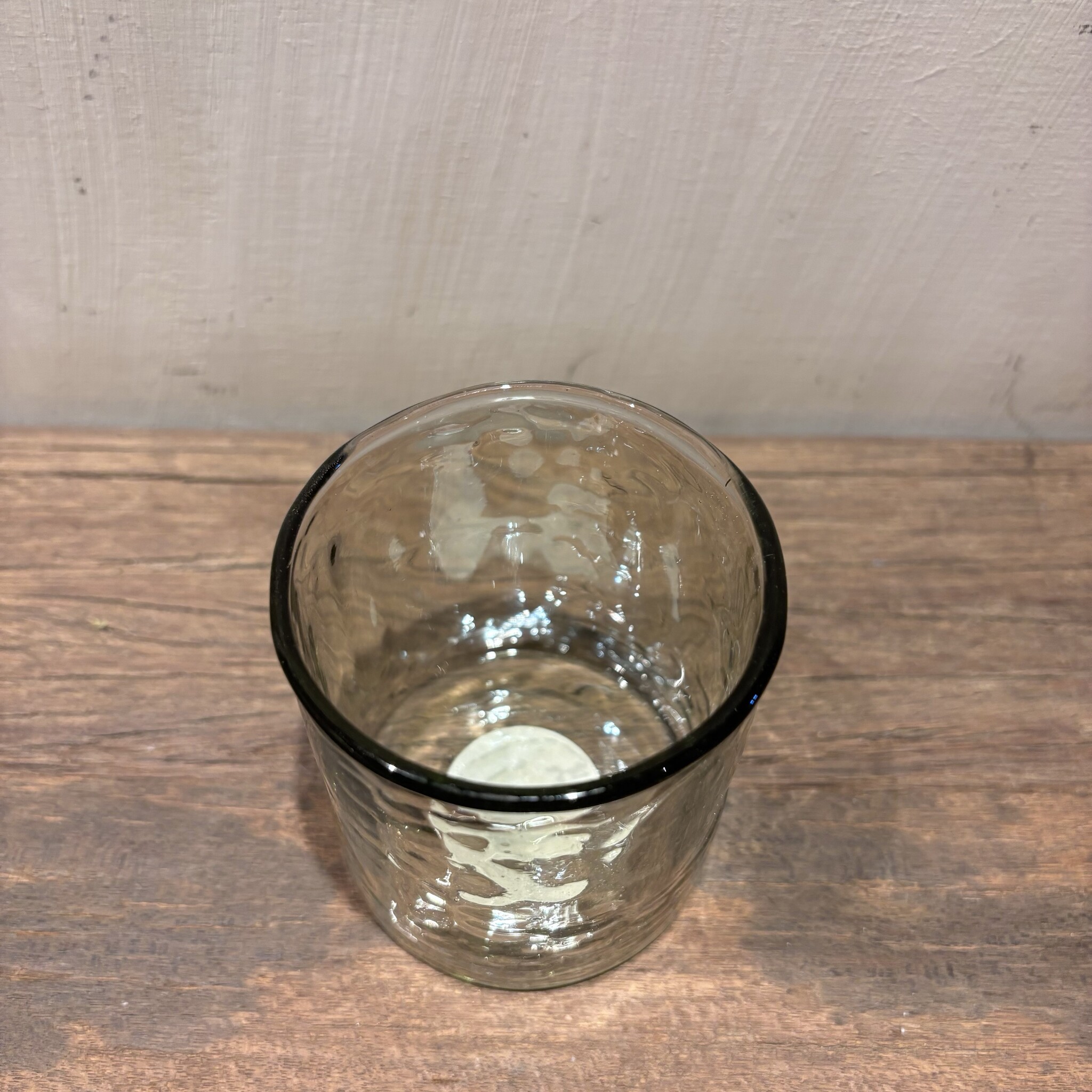 DekoCandle T-light Holder Hammered Green