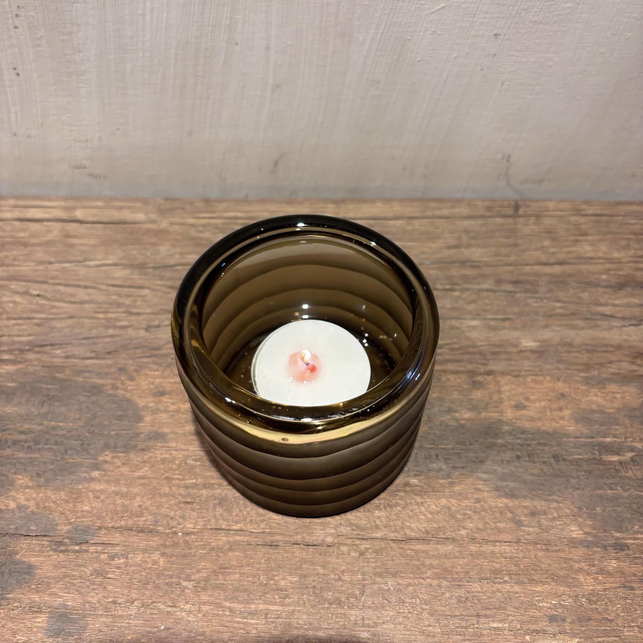DekoCandle T-light Holder Round Copper