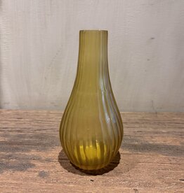 DekoCandle Mouthblown Soliflower Yellow Long