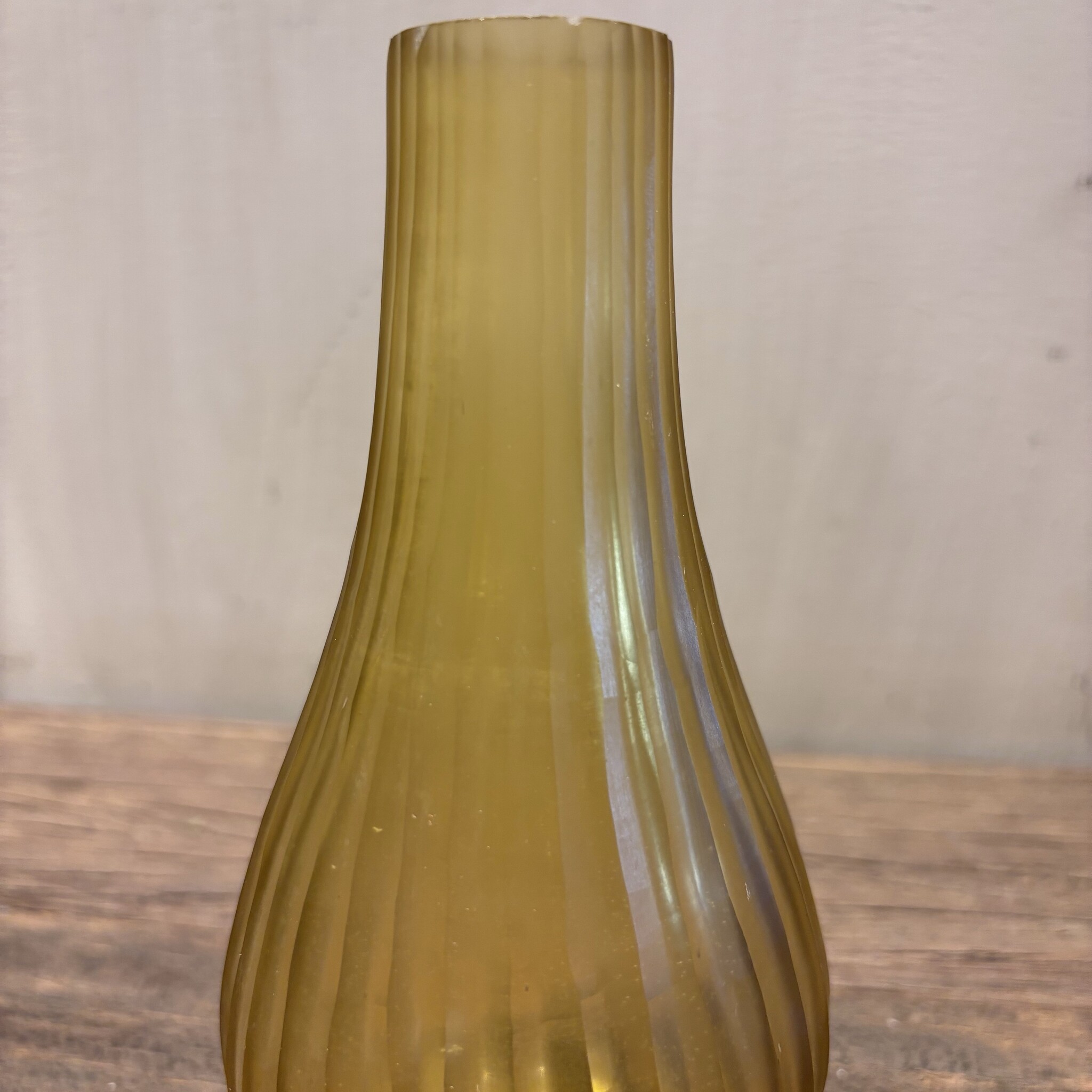 DekoCandle Mouthblown Soliflower Yellow Long