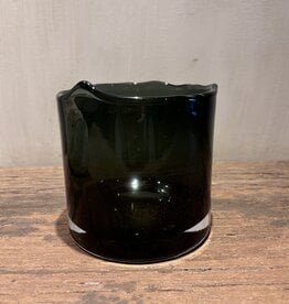 DekoCandle Vaas Organic Rim Smoke Medium