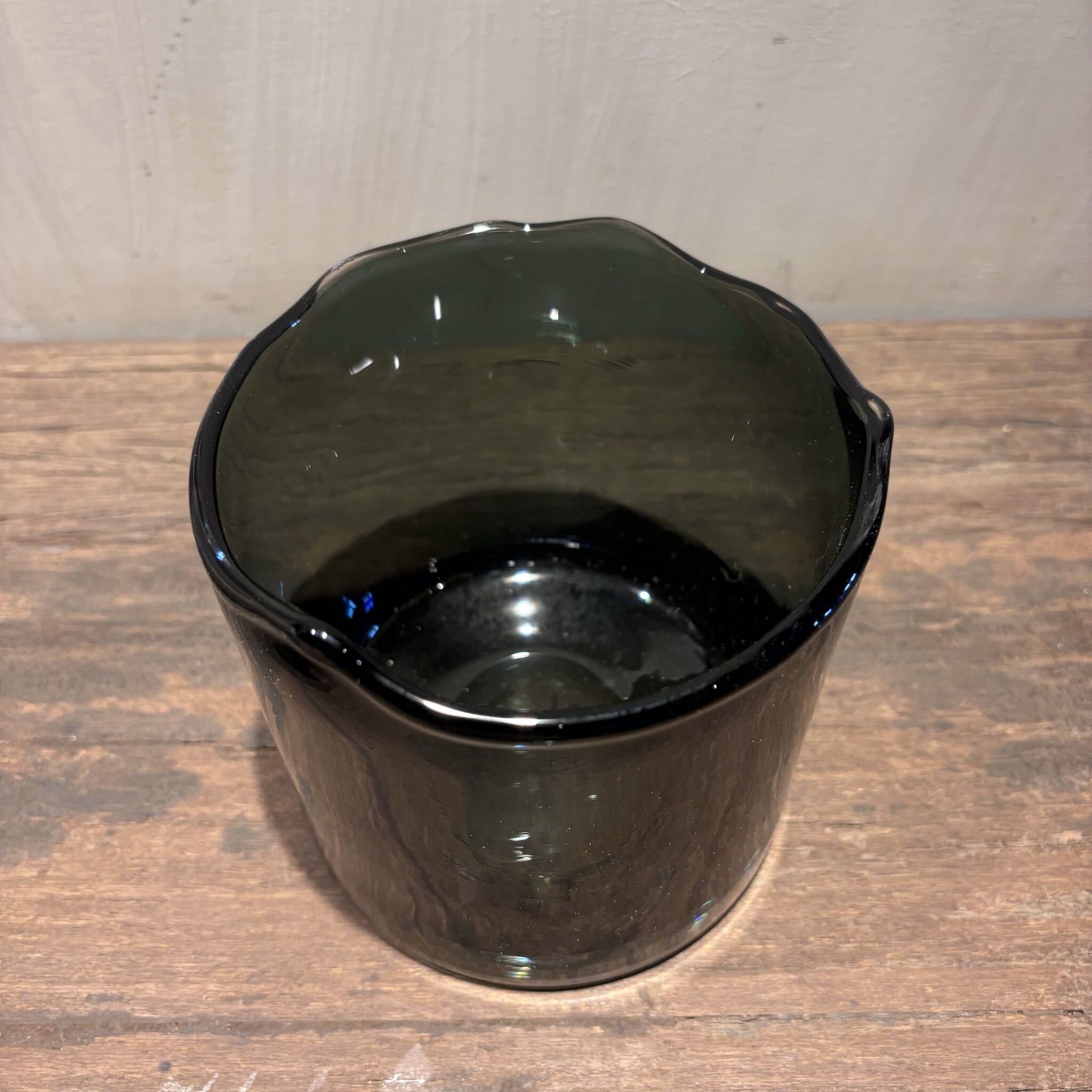 DekoCandle Vaas Organic Rim Smoke Medium