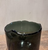 DekoCandle Vaas Organic Rim Smoke Medium