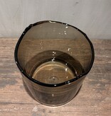 DekoCandle Vaas Organic Rim Mocha Large