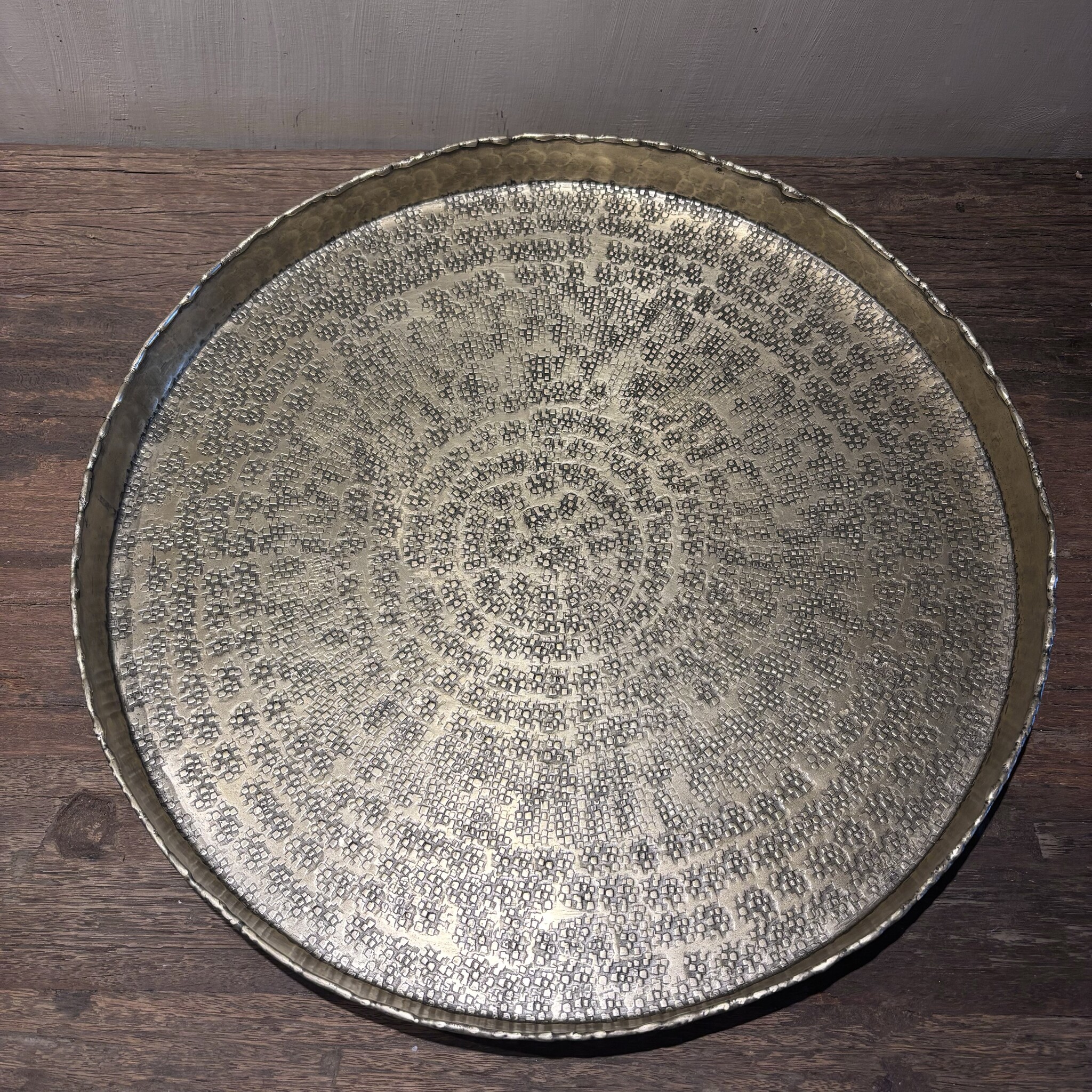 DekoCandle Dienblad Textured Champagne Gold