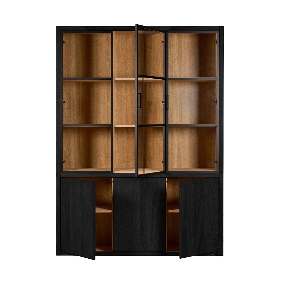 Chazz Cabinet 155 black-bianco