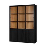 Chazz Cabinet 155 black-bianco