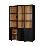 Chazz Cabinet 155 black-bianco