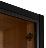 Chazz Cabinet 155 black-bianco
