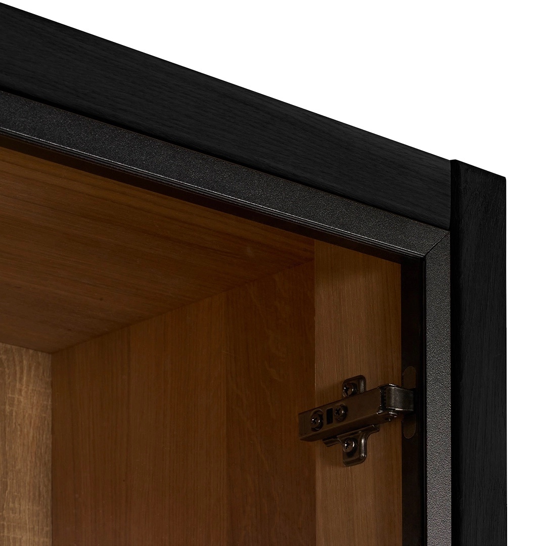 Chazz Cabinet 155 black-bianco