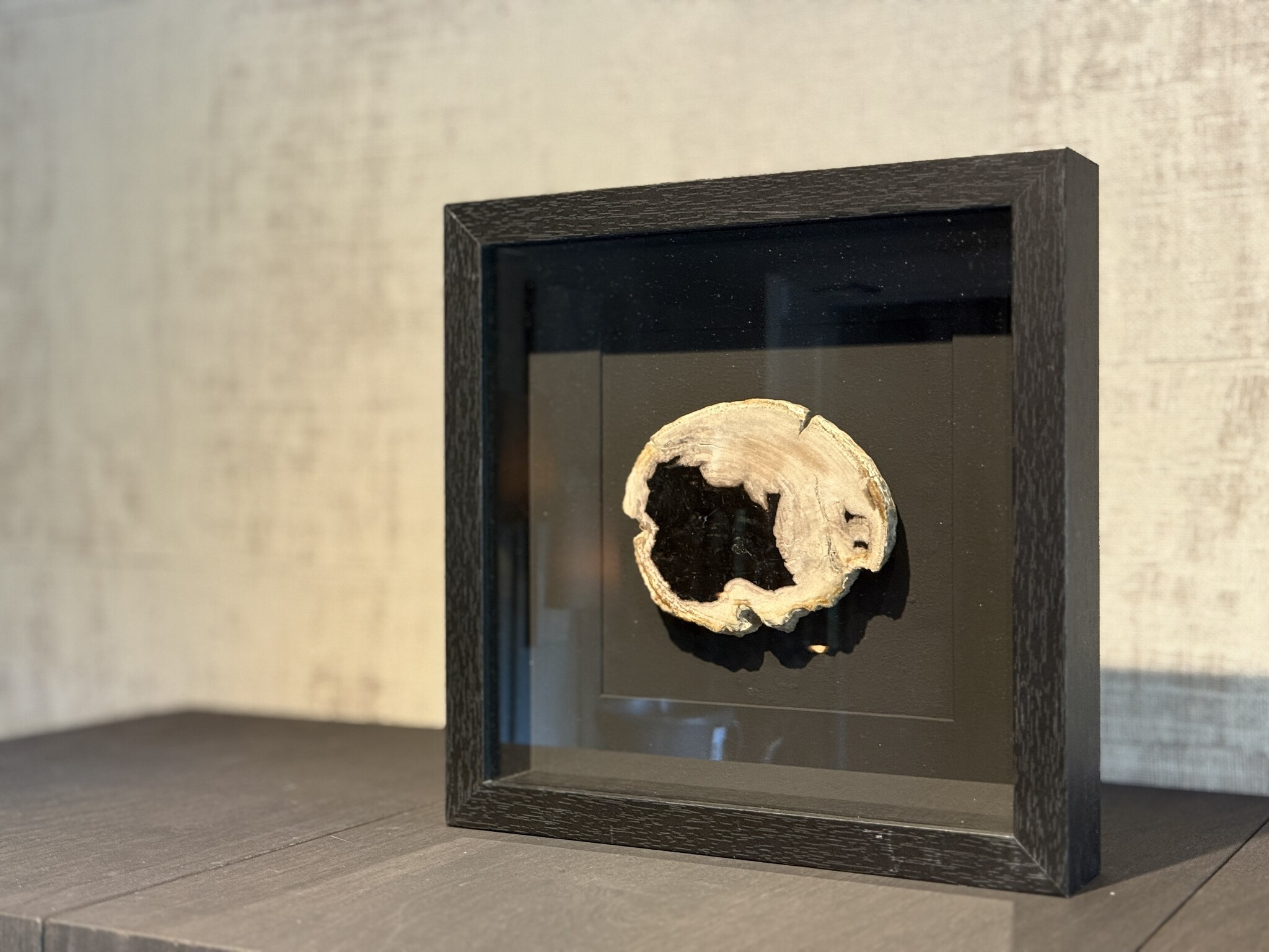 De appelgaard lijst met kristal zwart-wit