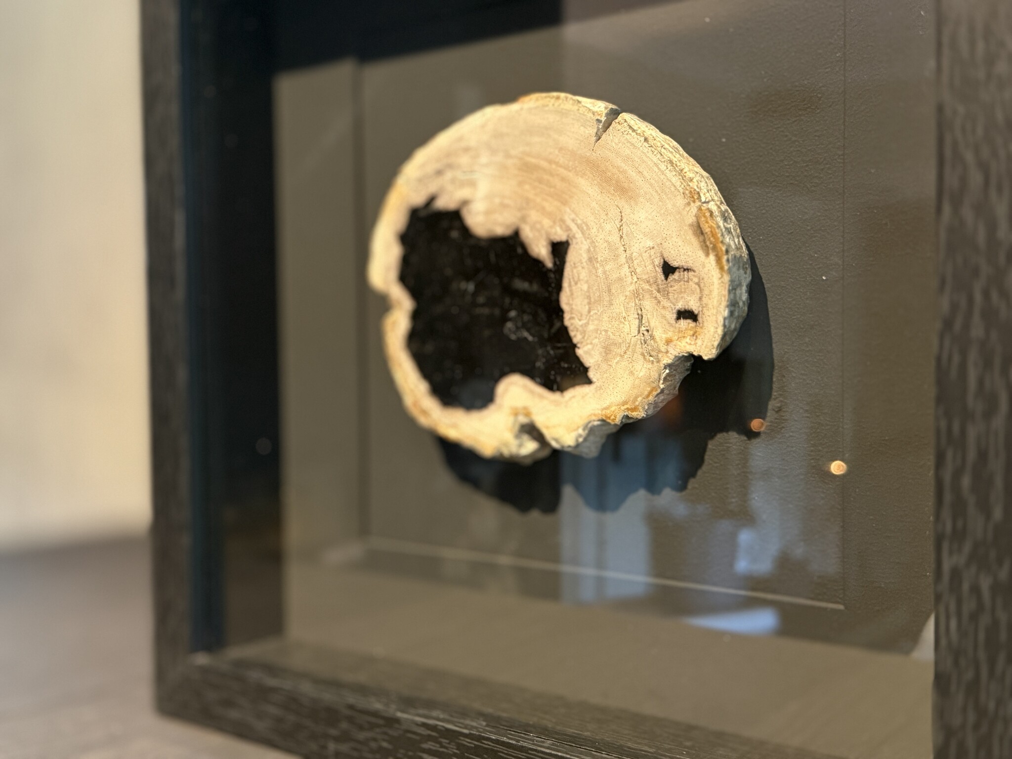 De appelgaard lijst met kristal zwart-wit