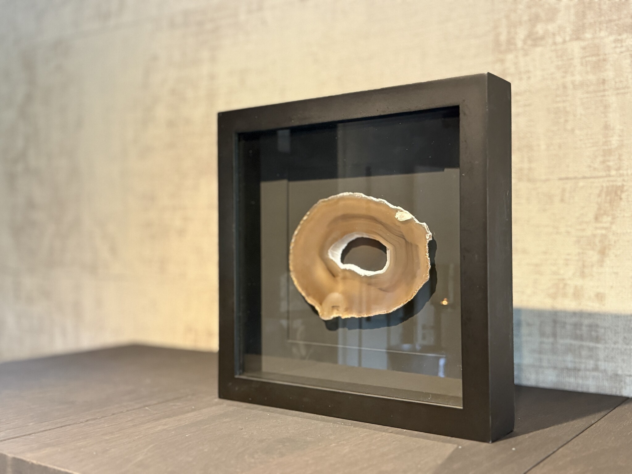 De appelgaard lijst met kristal bruin