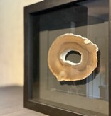 De appelgaard lijst met kristal bruin