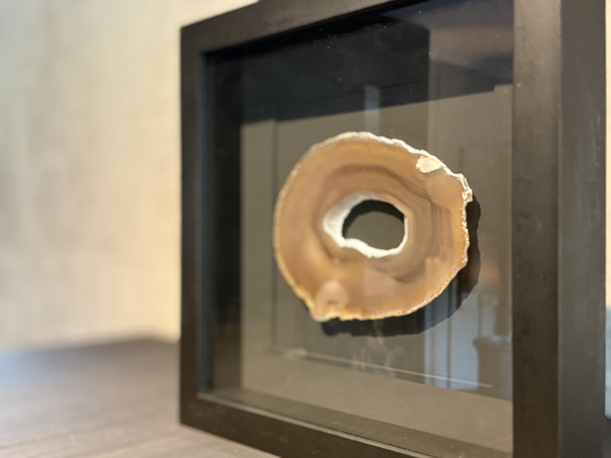 De appelgaard lijst met kristal bruin