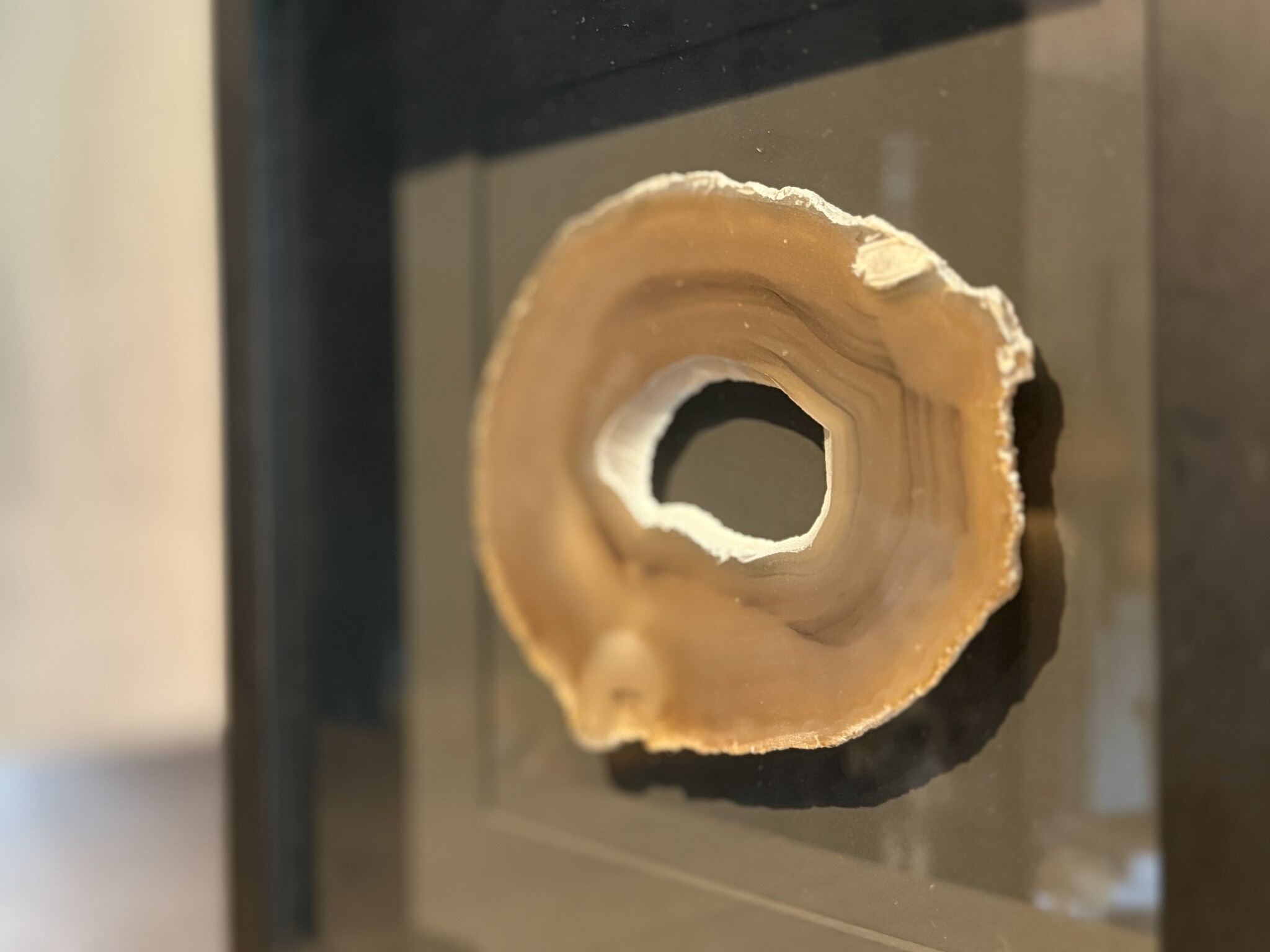 De appelgaard lijst met kristal bruin