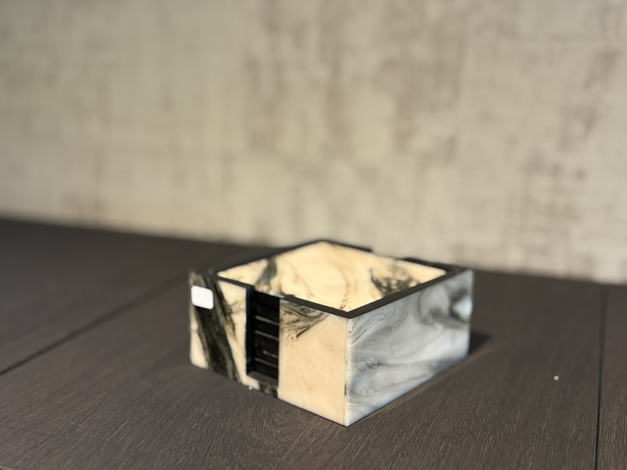 De appelgaard onderzetter set marmer