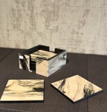 De appelgaard onderzetter set marmer