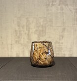 De appelgaard waxinelichthouder oker gemeleerd