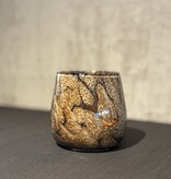 De appelgaard waxinelichthouder oker gemeleerd