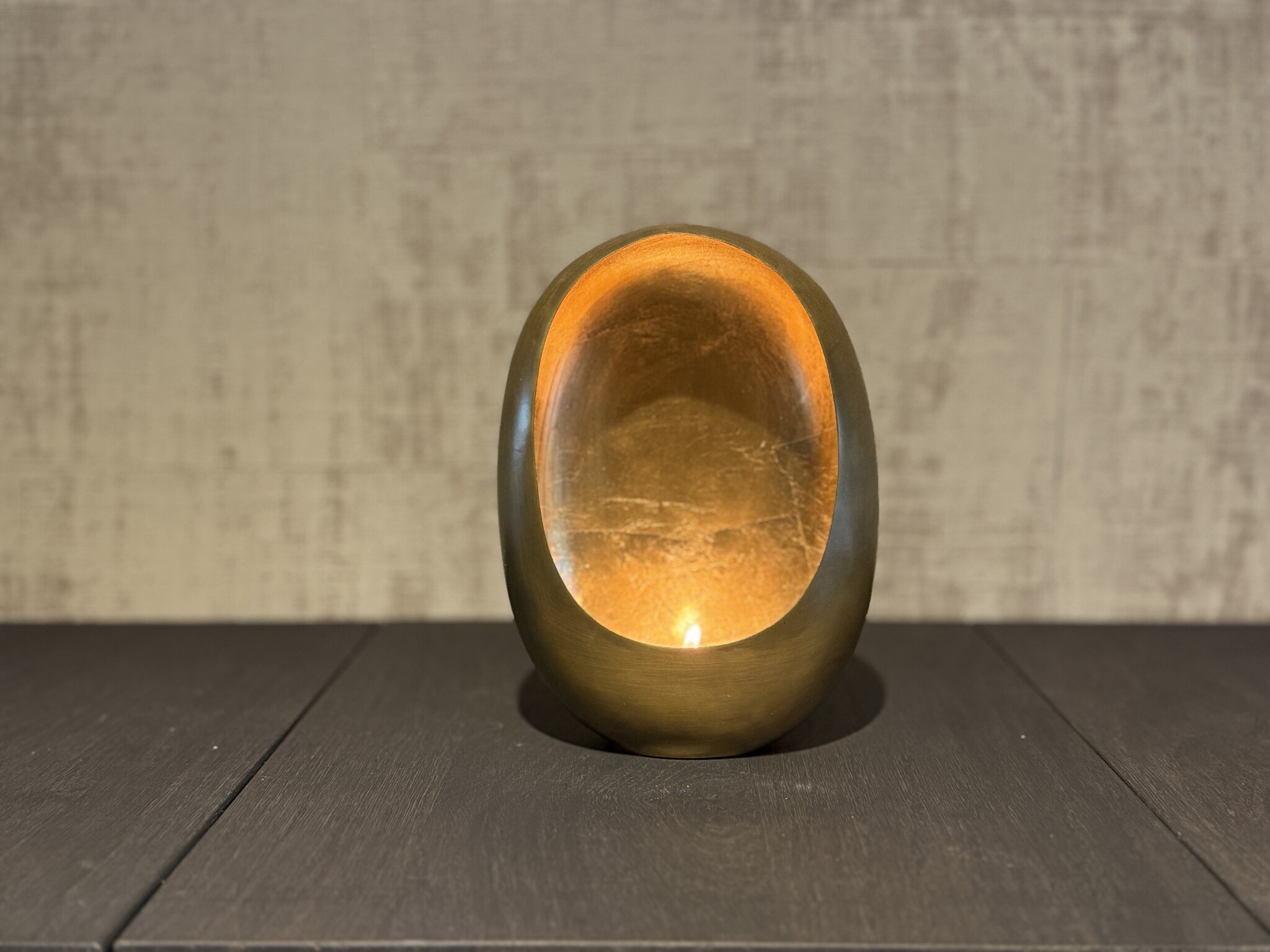 De appelgaard waxinelichthouder gouden ei