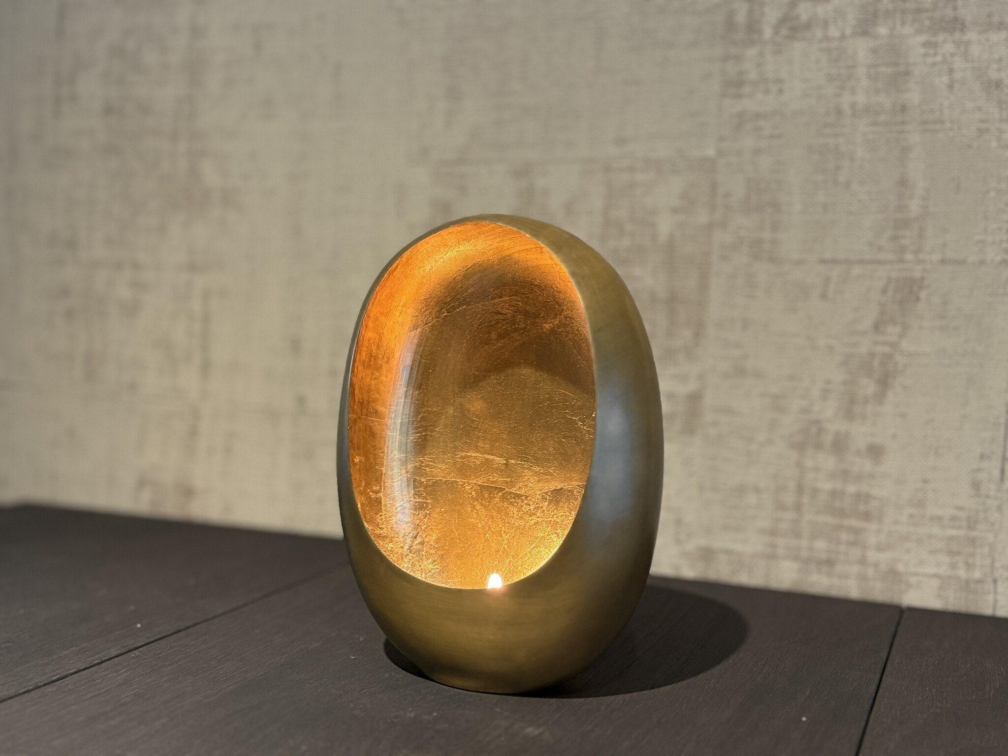 De appelgaard waxinelichthouder gouden ei