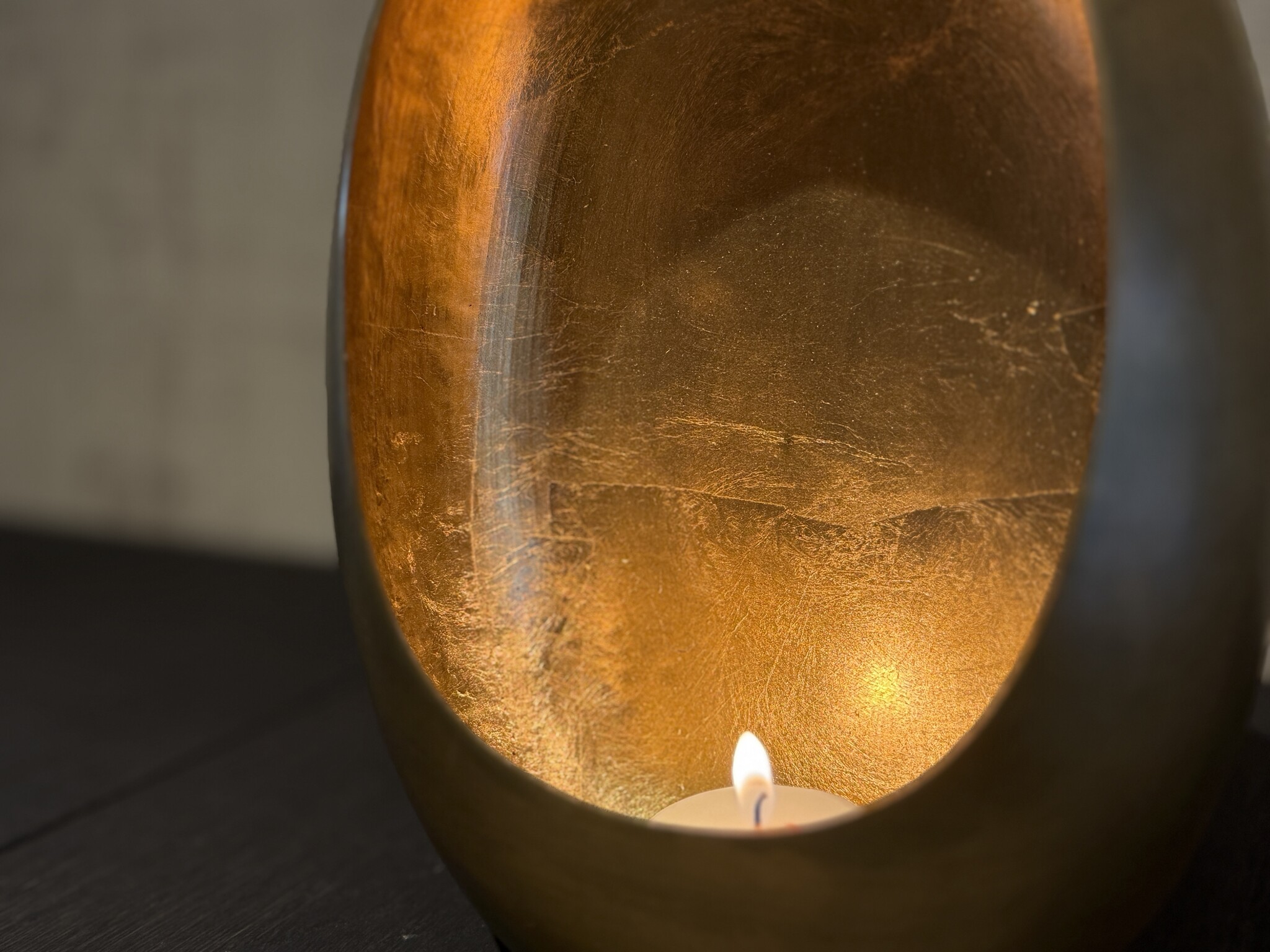 De appelgaard waxinelichthouder gouden ei