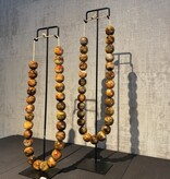 De appelgaard kralenketting bruin gemêleerd