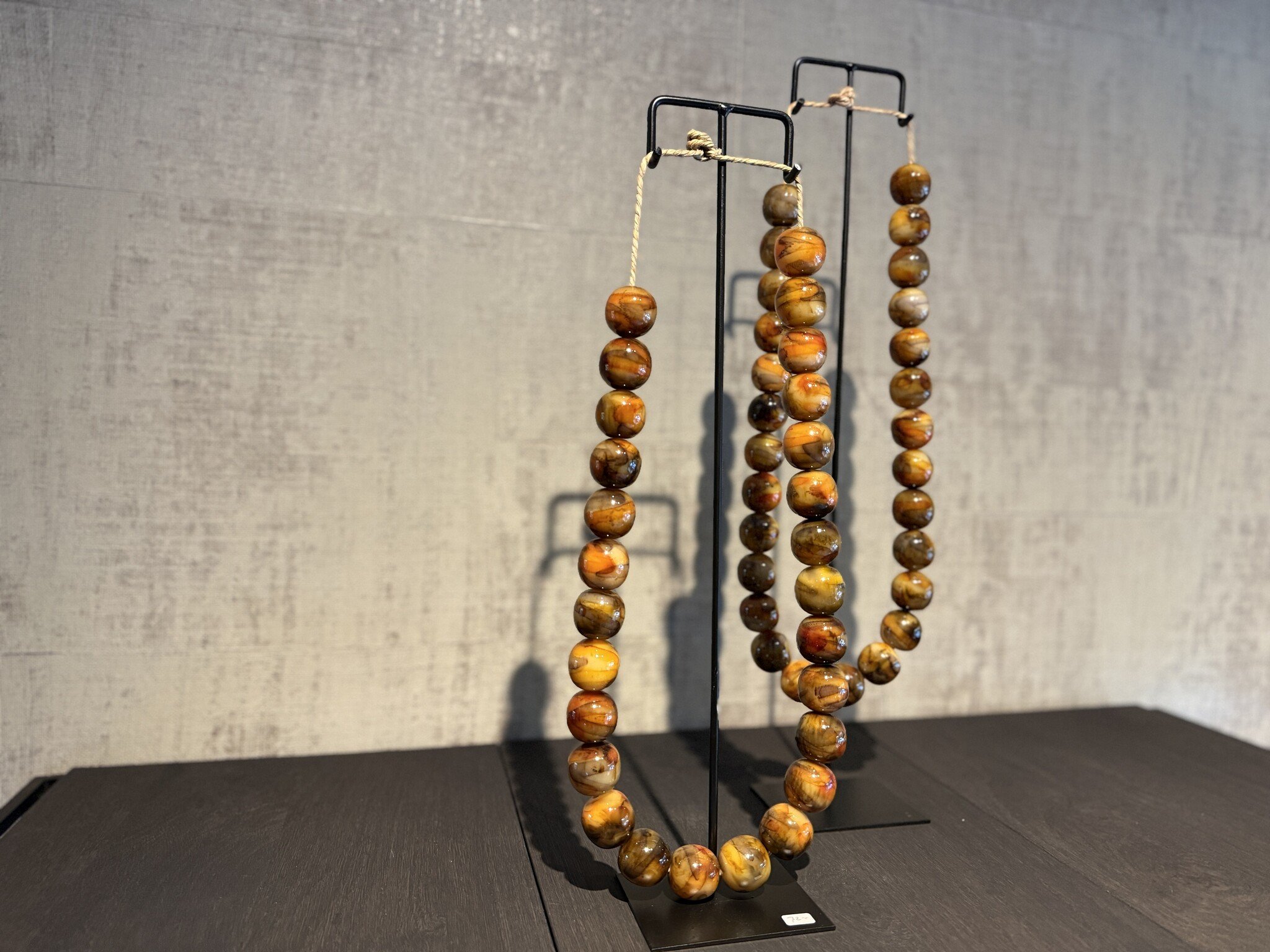 De appelgaard kralenketting bruin gemêleerd