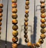 De appelgaard kralenketting bruin gemêleerd