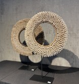 De appelgaard schelp ring bruin