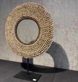 De appelgaard schelp ring bruin