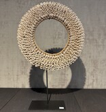 De appelgaard schelpen ring beige