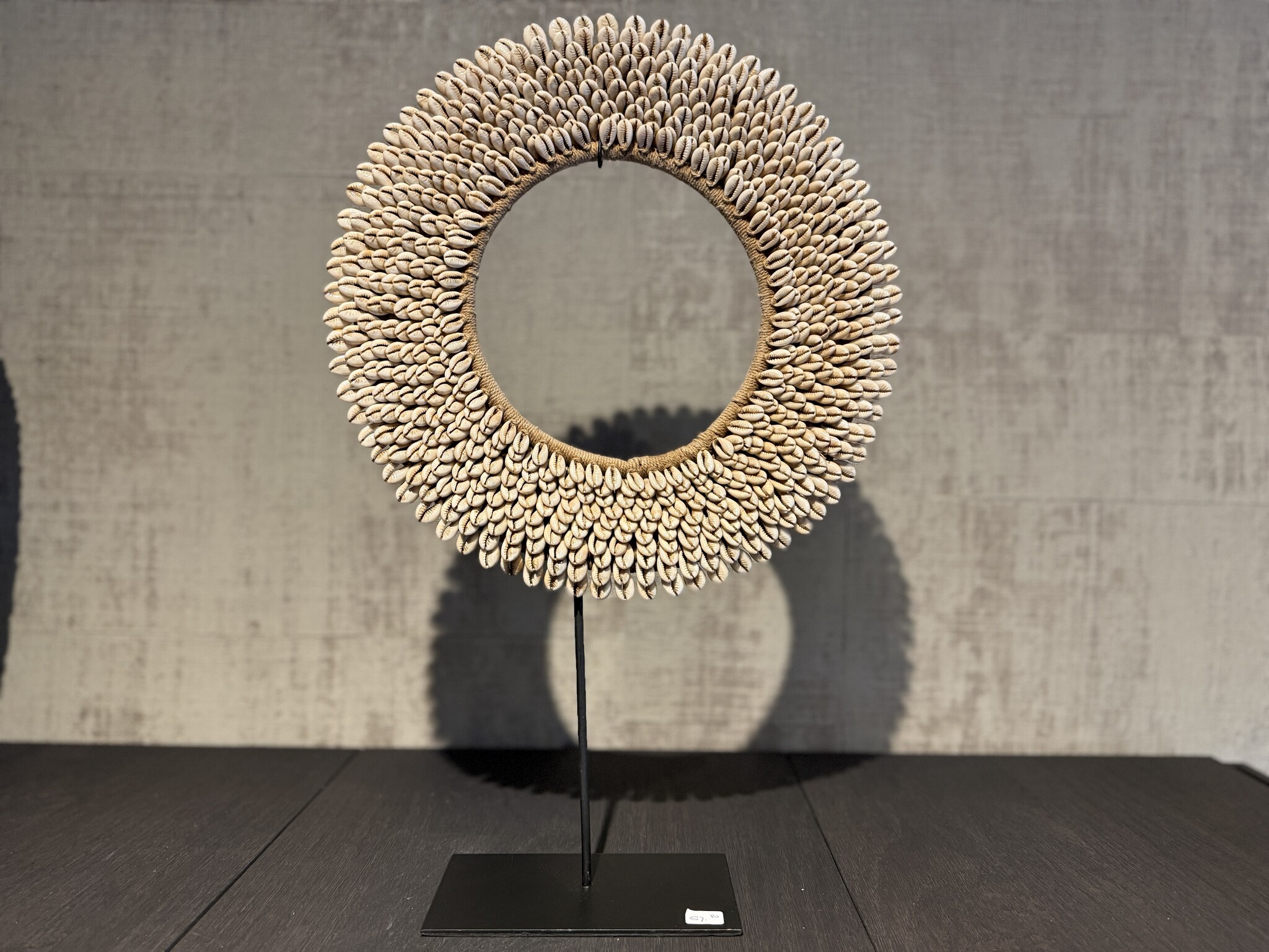 De appelgaard schelpen ring beige