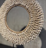 De appelgaard schelpen ring beige