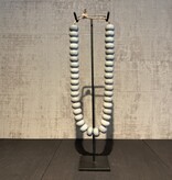 De appelgaard kralenketting grijs glans