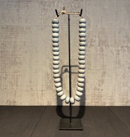De appelgaard kralenketting grijs glans