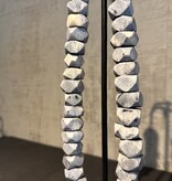 De appelgaard kralenketting grijs ruw