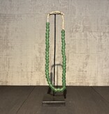 De appelgaard kralenketting groen mat