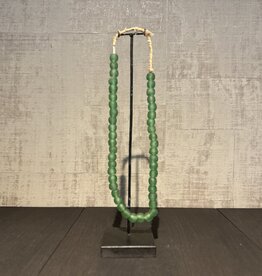 De appelgaard kralenketting groen mat
