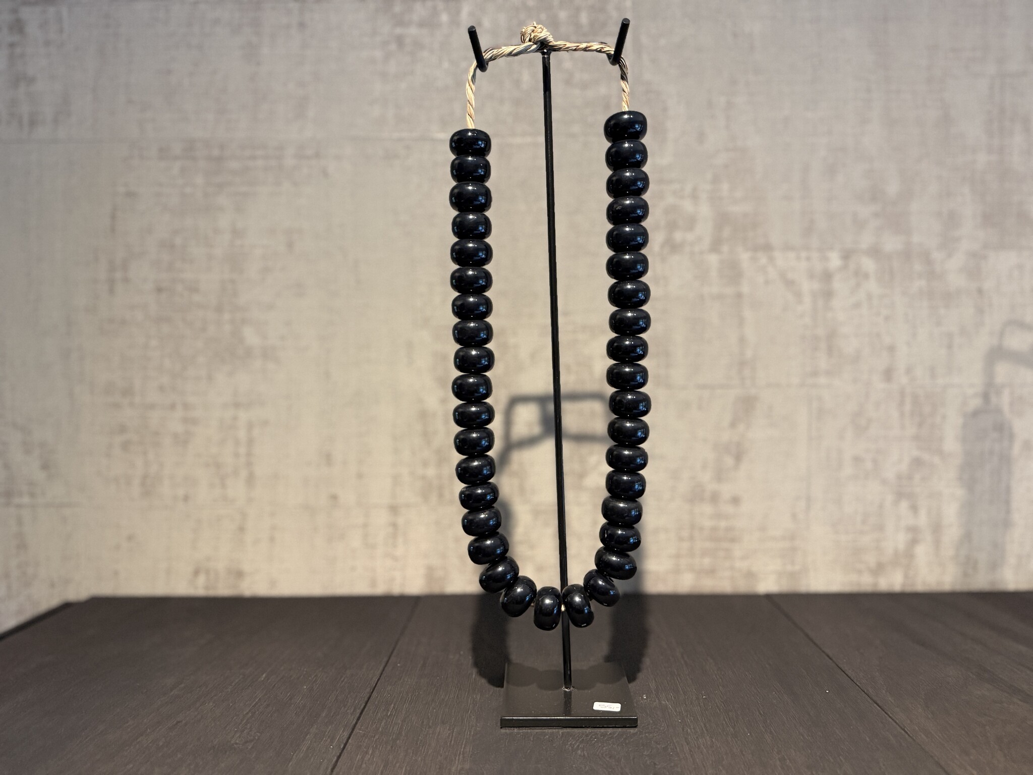 De appelgaard kralenketting zwart glans