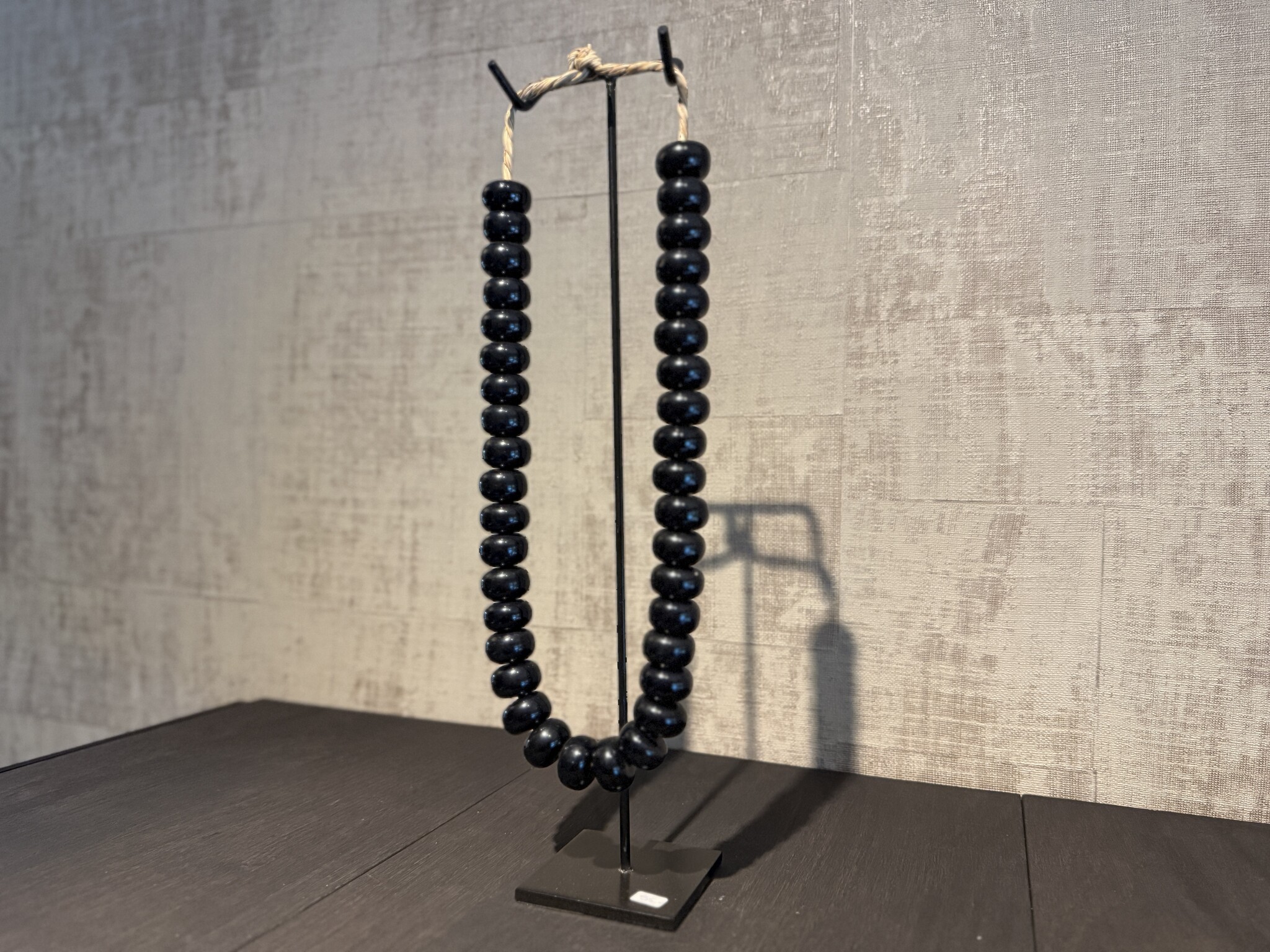 De appelgaard kralenketting zwart glans