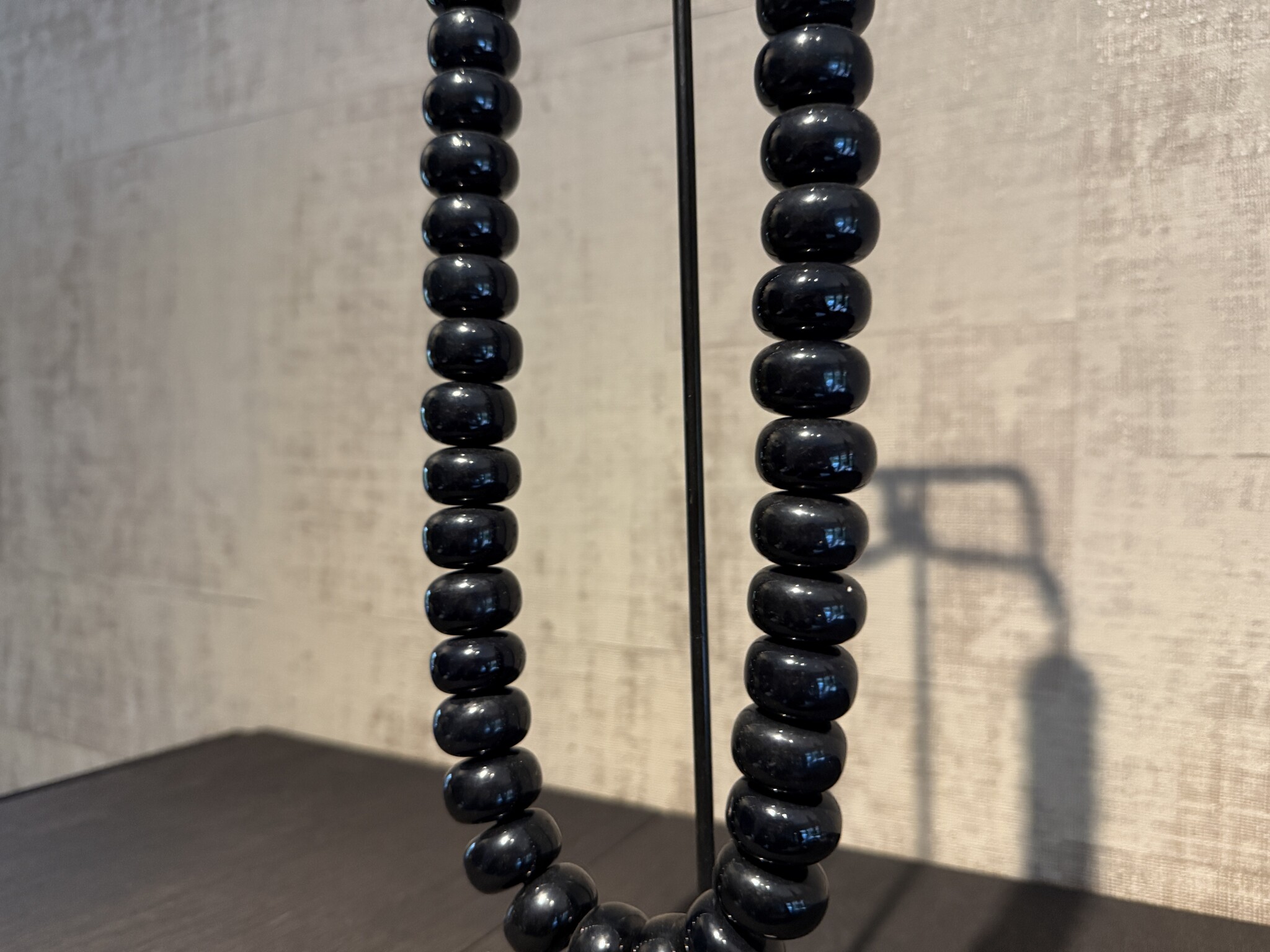 De appelgaard kralenketting zwart glans