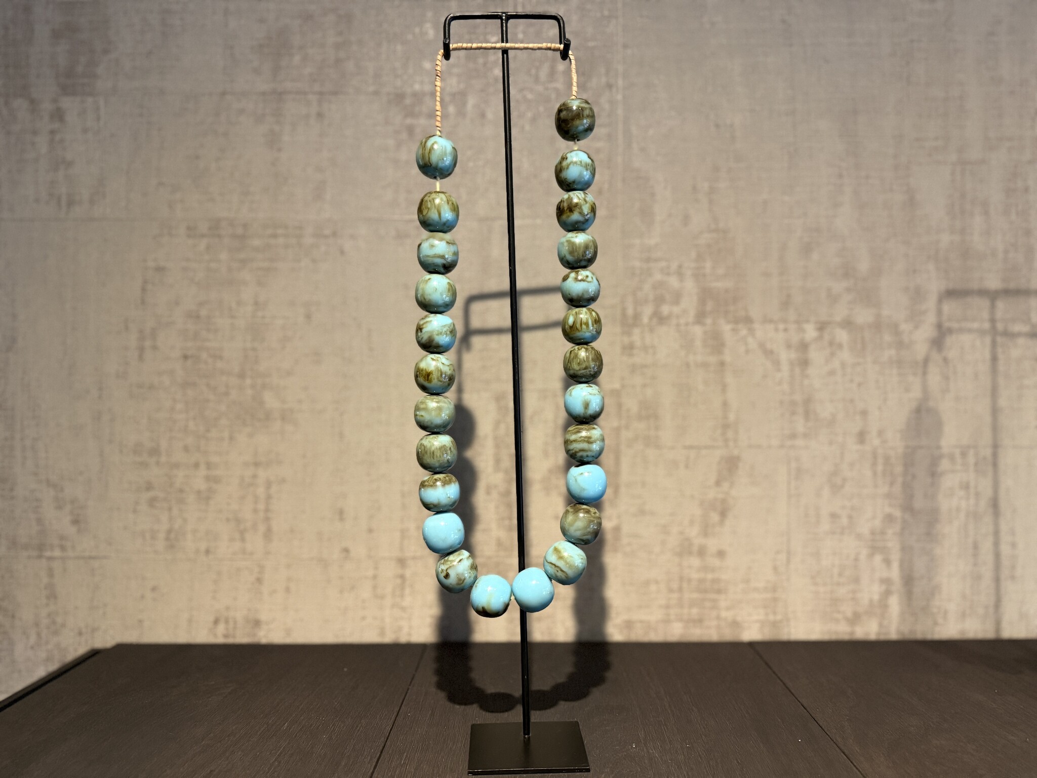 De appelgaard kralenketting turquoise