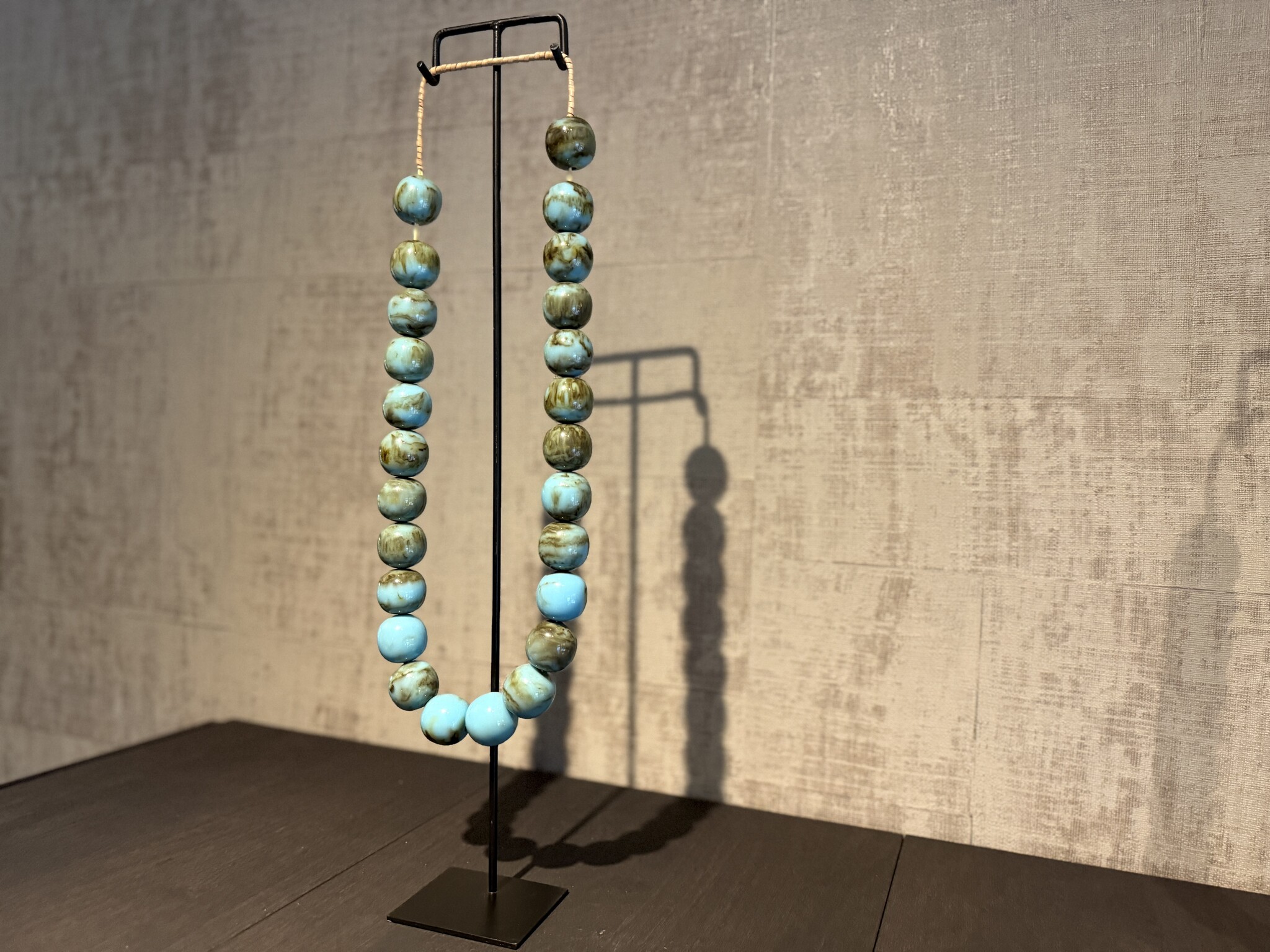 De appelgaard kralenketting turquoise