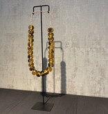 De appelgaard kralenketting bruin doorschijnend